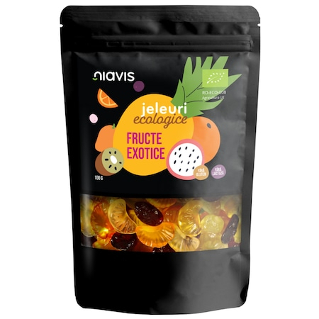 Jeleuri Fructe Exotice fara Gluten Ecologice/Bio 100g NIAVIS