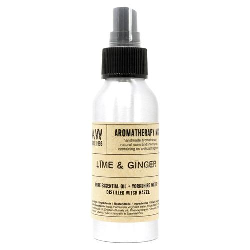 Odorizant natural de camera cu ulei esential pur de Lime si Ghimbir, 100 ml, Ancient Wisdom