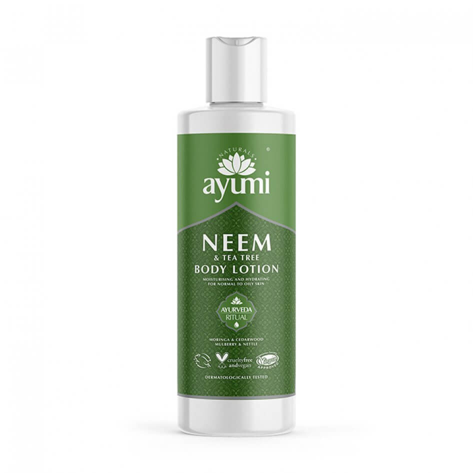 Lotiune de corp cu Neem & Tea Tree, Ayumi, 250 ml
