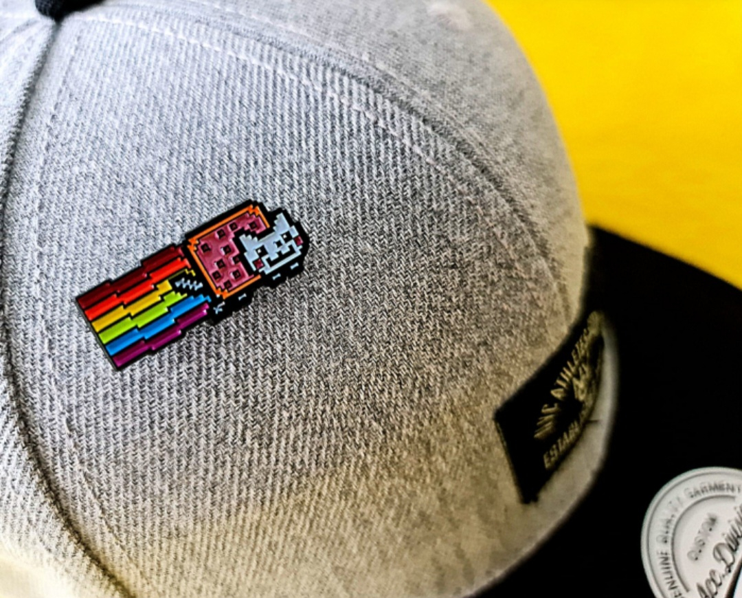 Rainbow Cat - Pin Metalic (Insigna)