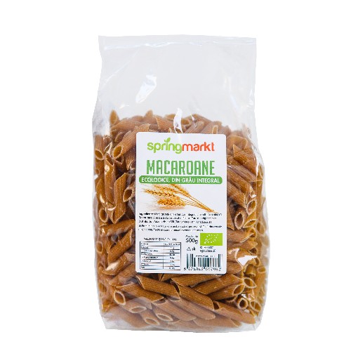 Macaroane din Grau Integral 500gr BIO