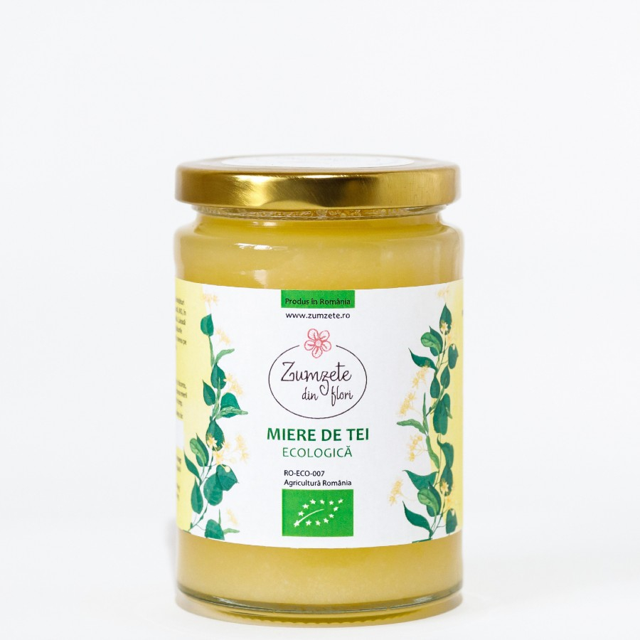 Miere de Tei Ecologica/BIO 480g - Zumzete din Flori