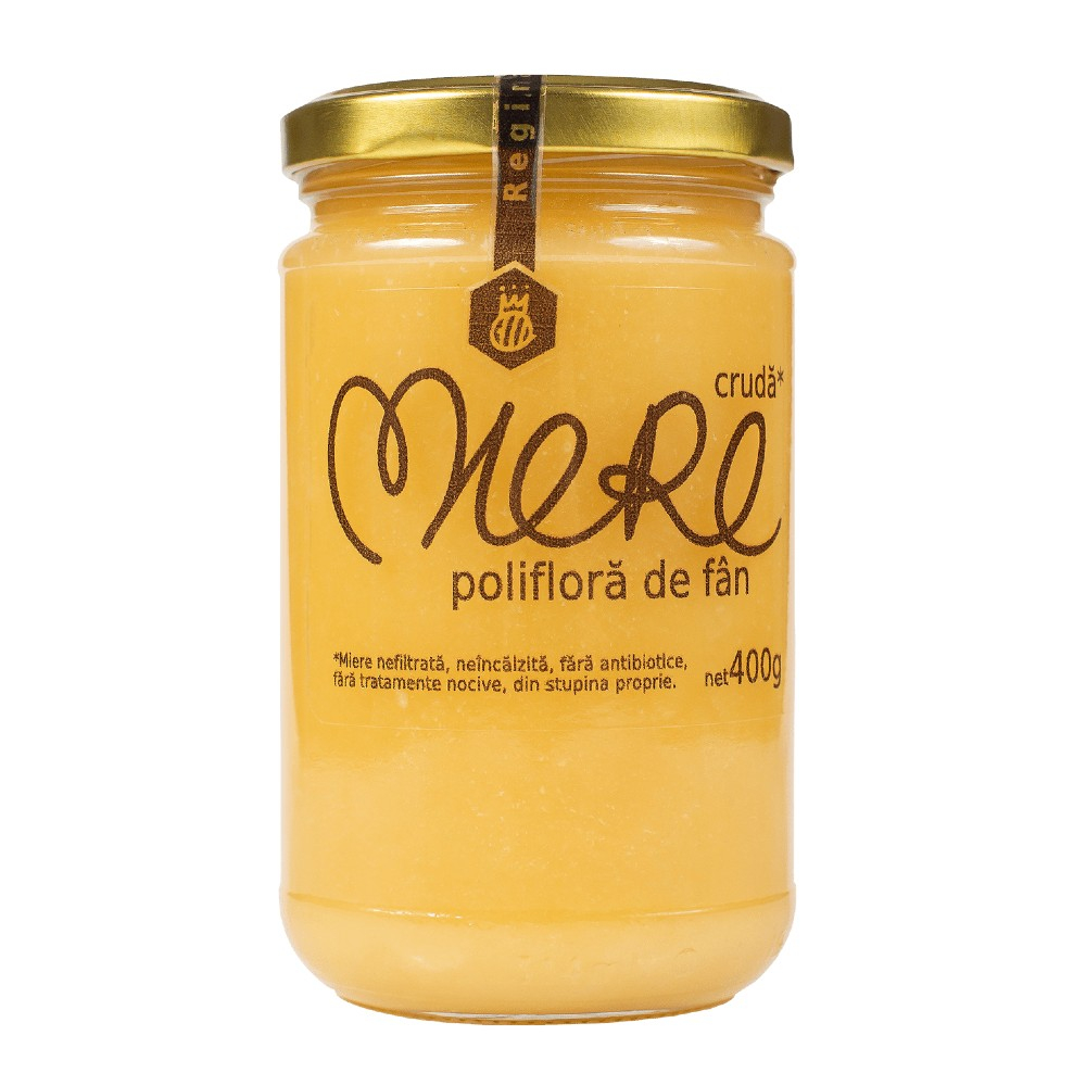 Miere Poliflora Fan 400 g - Apicultura Regina