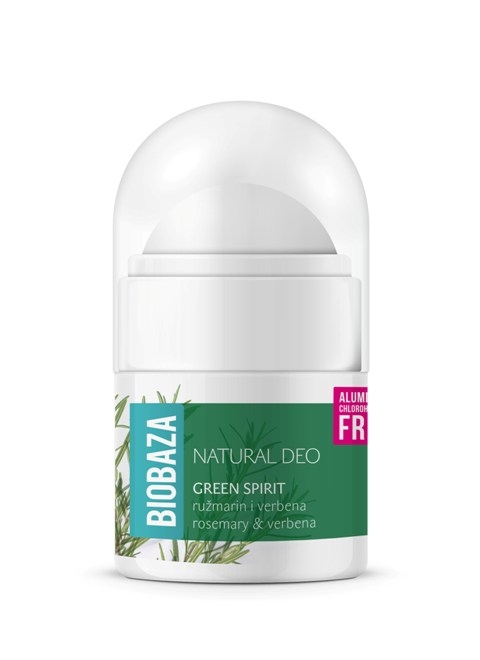 MINI Deodorant natural pentru femei GREEN SPIRIT, 20ml - BIOBAZA