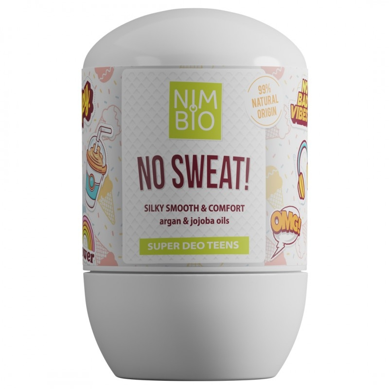 NIMBIO No Sweat Deodorant Natural pentru Adolescente, 50ml