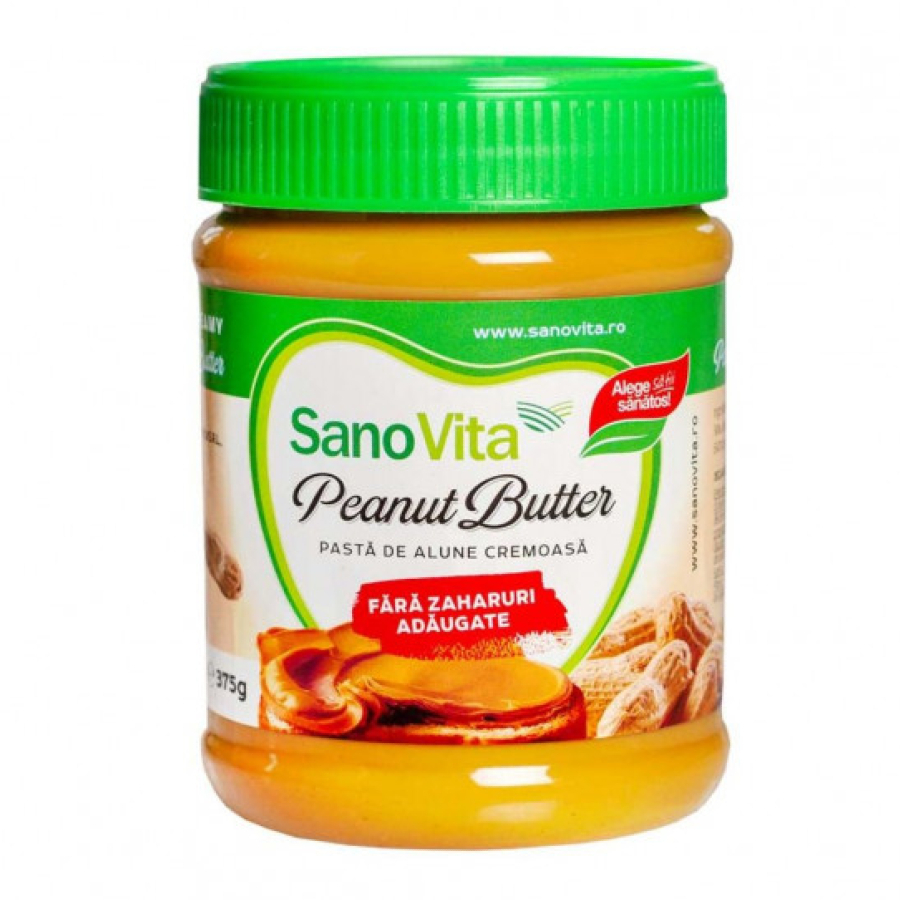 Pasta de Alune, Cremoasa, Fara Zahar, 375 g