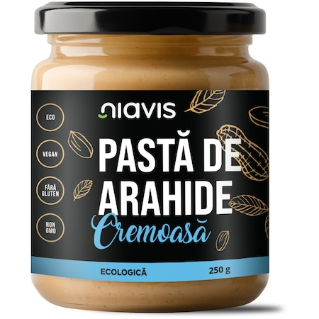 Pasta de Arahide Cremoasa Ecologica/Bio 250g NIAVIS