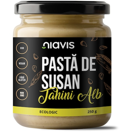 Pasta de Susan Tahini Alb Ecologica/Bio 250g NIAVIS