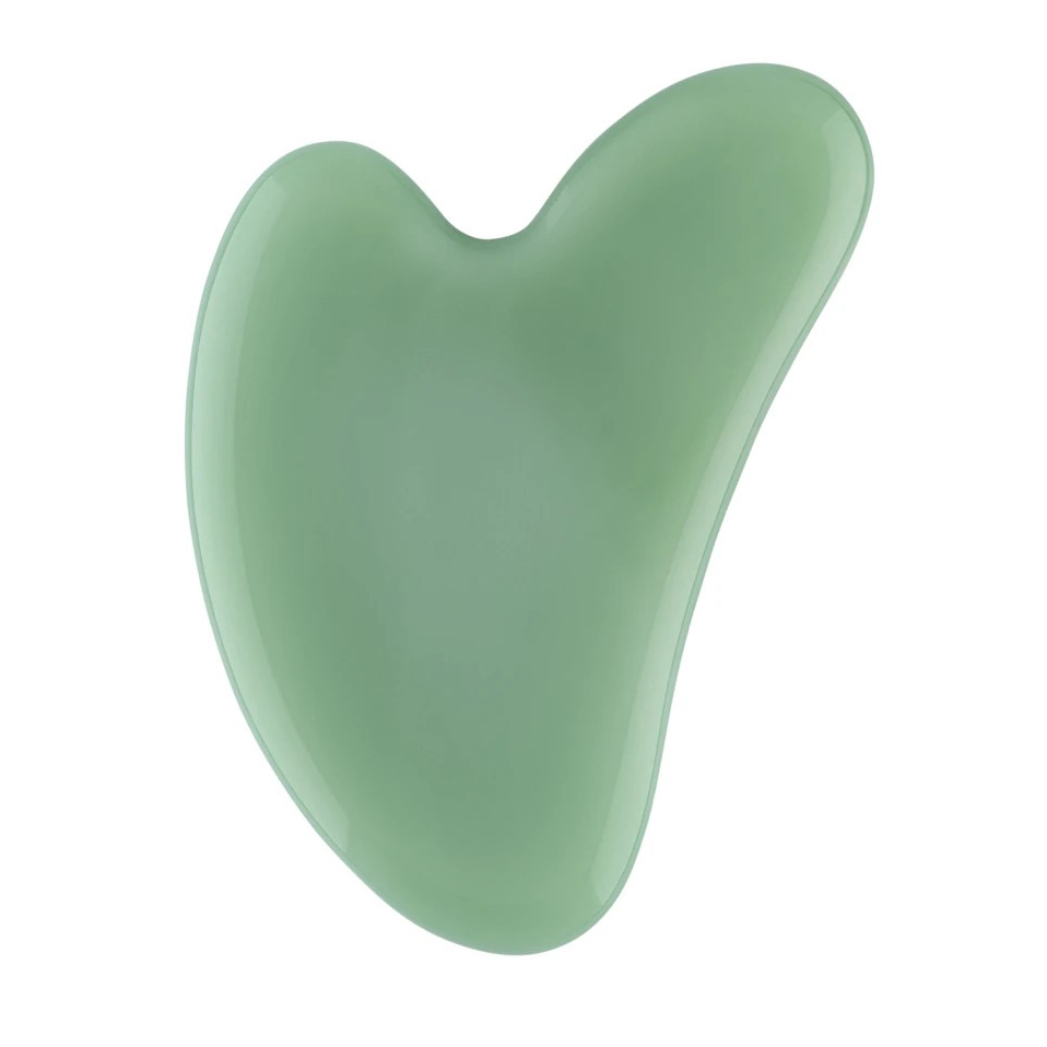 Piatra Gua Sha din Aventurin pentru masaj, 8 cm