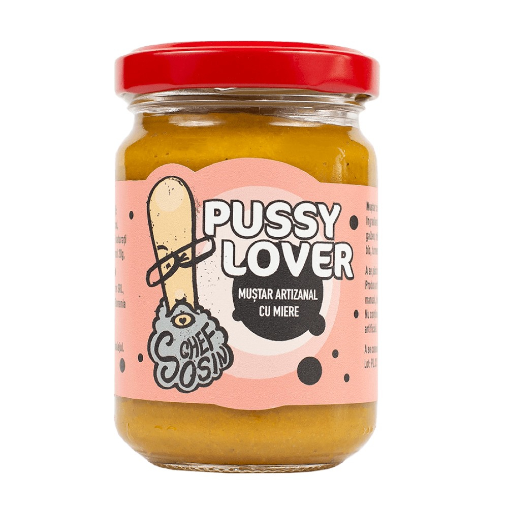 Pussy Lover - Mustar cu miere - 150g - Chef Sosin