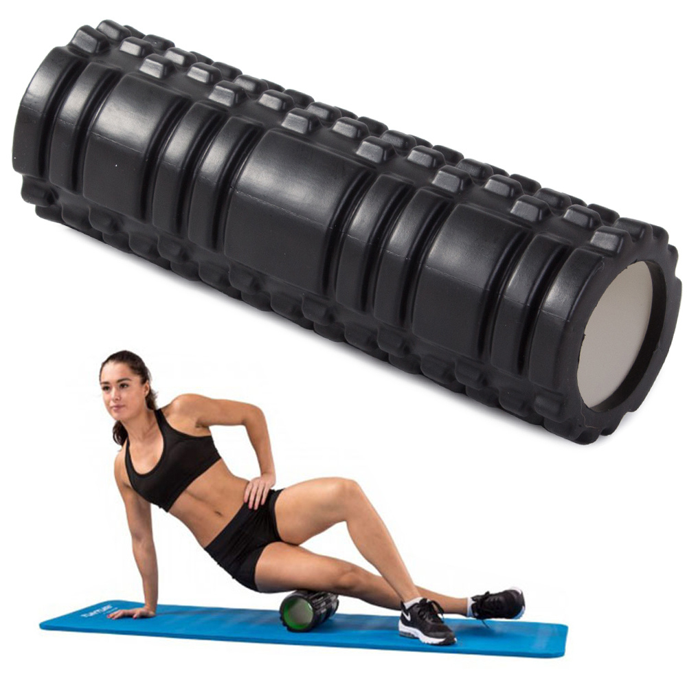 Rola Cilindru Masaj din Spuma Yoga, Pilates, Fitness Foam Roller, 30 cm