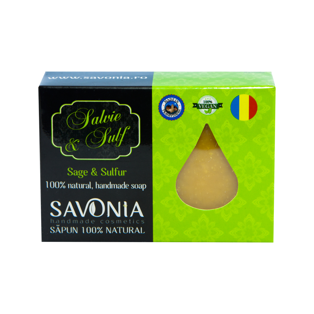 Sapun Natural Salvie si Sulf, 90g