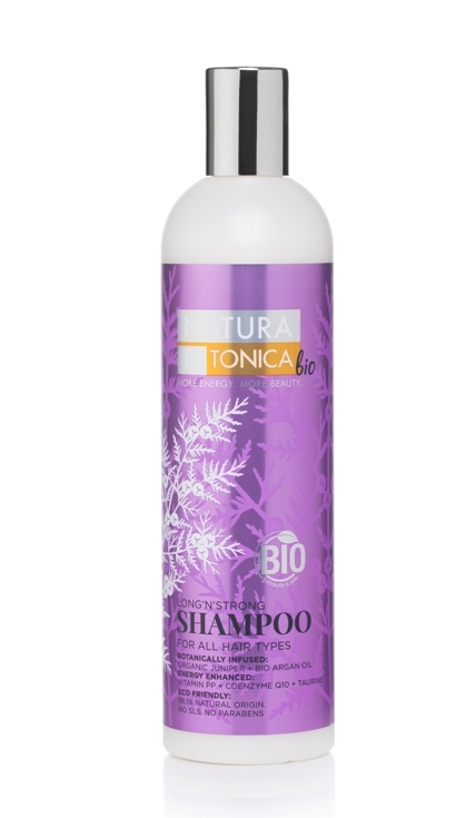 Sampon fortifiant cu taurina si coenzima Q10 Long ́N ́Strong, 400 ml - Natura Estonica