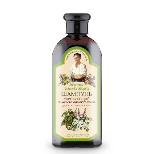 Sampon fortifiant impotriva caderii parului pentru toate tipurile de par, 350 ml, Bunica Agafia