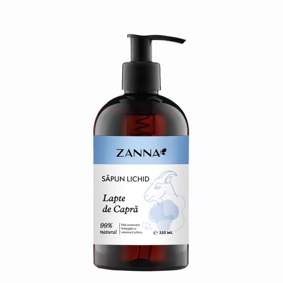 Sapun lichid Lapte de capra, 350ml Zanna