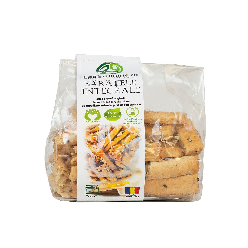 Saratele integrale cu seminte si unt, 200 gr