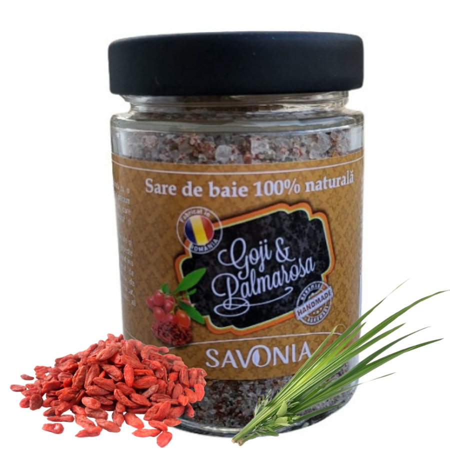 Sare de Baie Savonia cu Goji si Palmarosa
