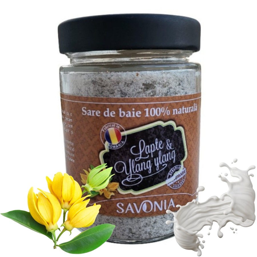 Sare de Baie Savonia cu Lapte si Ylang Ylang