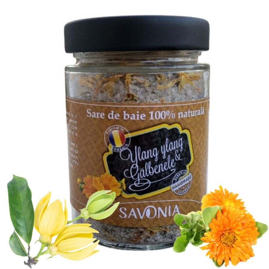 Sare de Baie Savonia cu Ylang Ylang si Galbenele