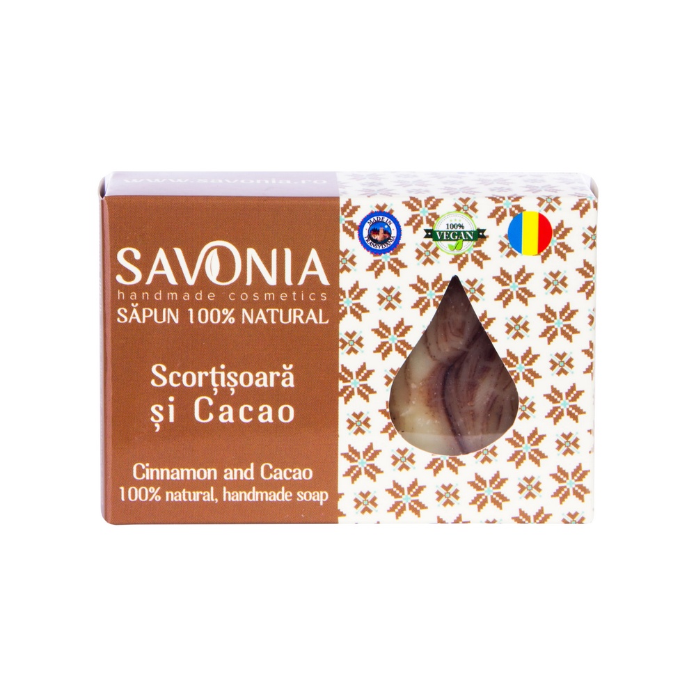 Sapun Natural Scortisoara si Cacao, 90g