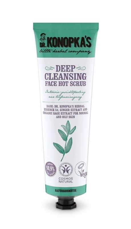 Scrub de curatare in profunzime ten normal & gras, 75 ml - Dr. Konopka