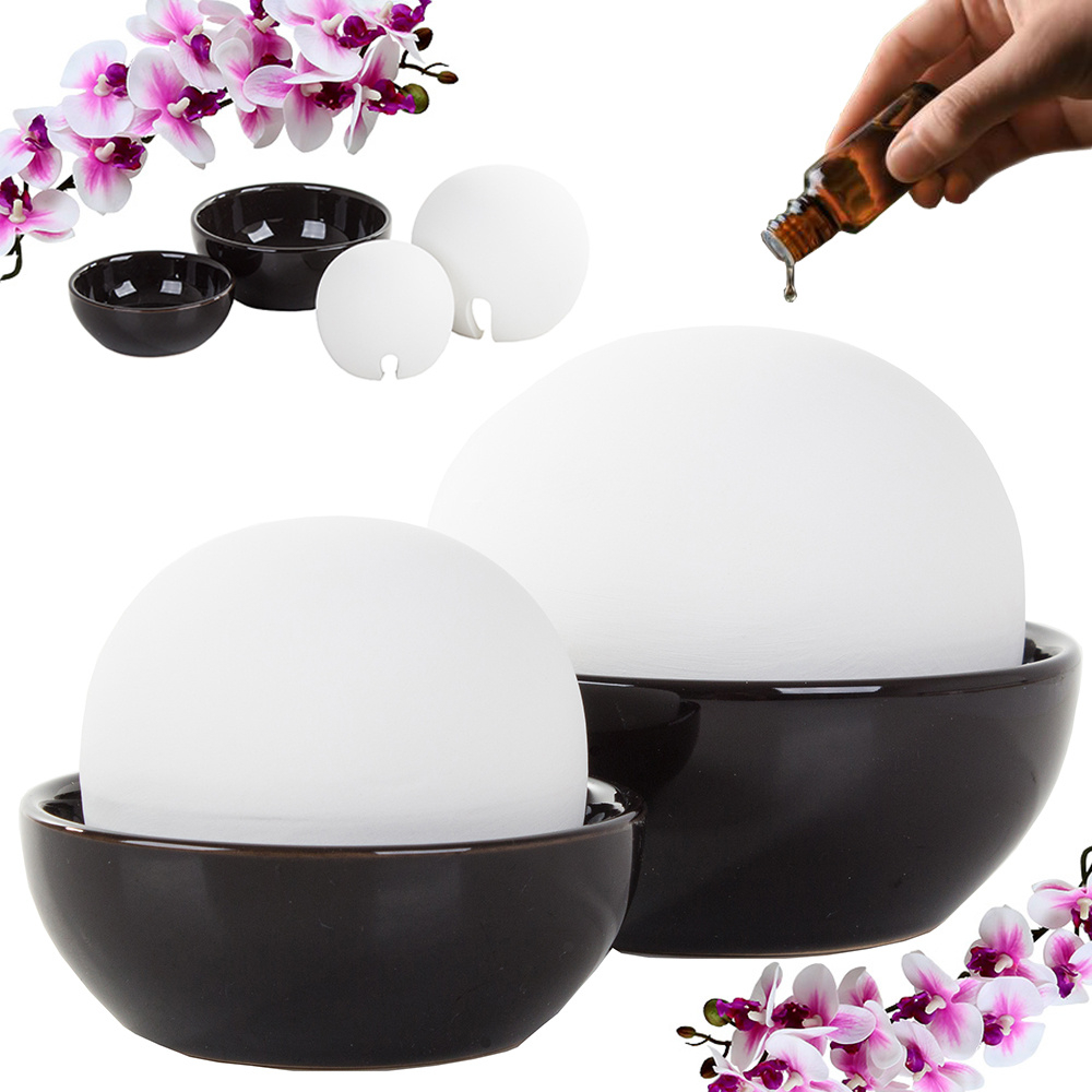 Set Umidificator de Aer din Ceramica, Rotund, 2 buc