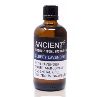 Ulei pentru masaj Sleepy Lavender, 100 ml, Ancient Wisdom