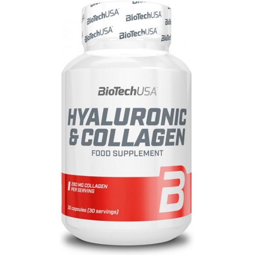 Supliment - Hyaluronic & Collagen 30 cps BiotechUSA