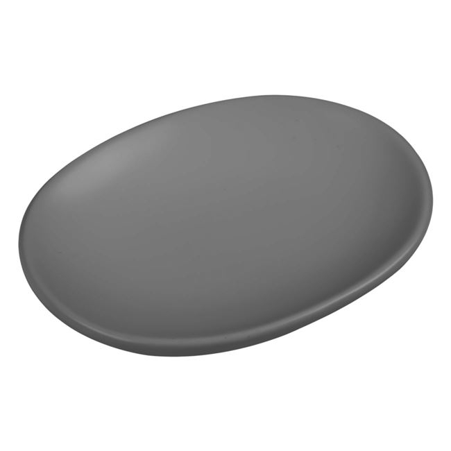 Suport Ceramic pentru Sapun, Culoare Gri