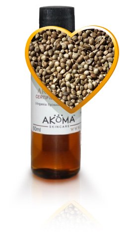Ulei din seminte de canepa presat la rece, nerafinat, 60 ml - Akoma Skincare