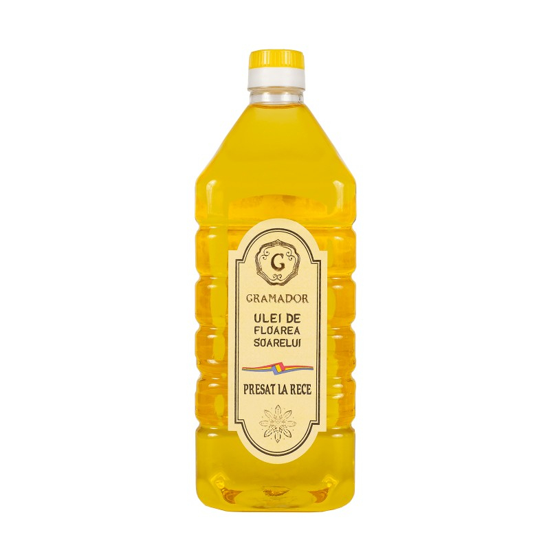 Ulei din Floarea Soarelui presat la rece, 1L, Gramador