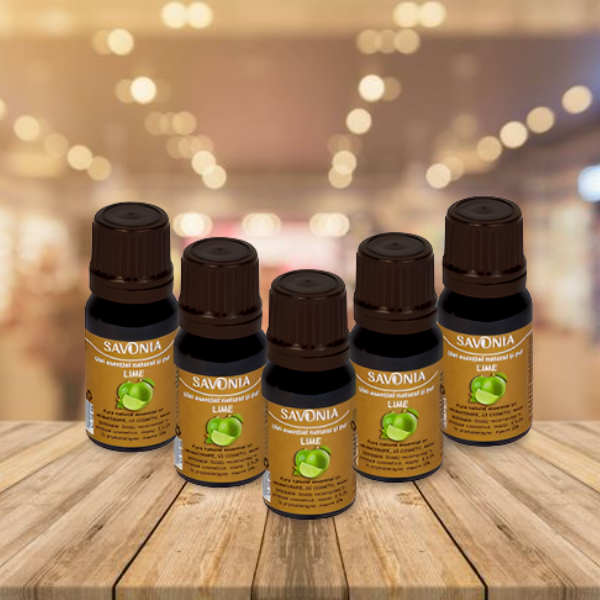 Set 5 buc - Lime - Ulei Esential Natural si Pur (uz extern)
