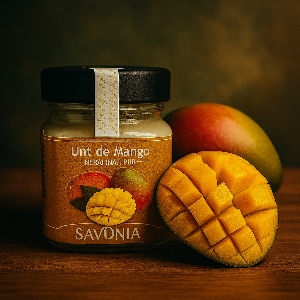 Unt de Mango, presat la Rece, Savonia, 200 ml